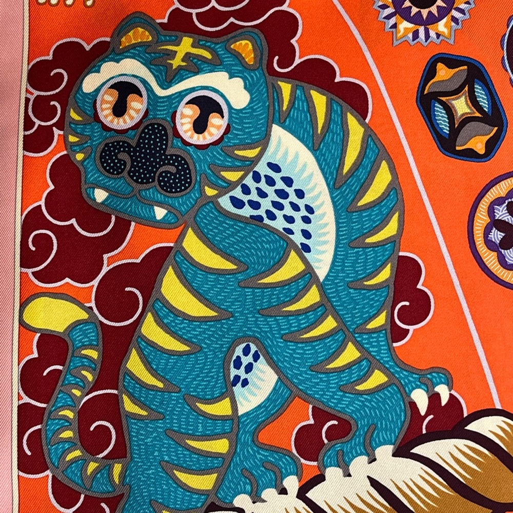 Hermes silk 90x90 scarf - Picture 2 of 9